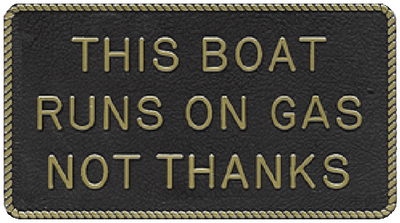 BERNARD ENGRAVING FP067 FUN PLAQUE
